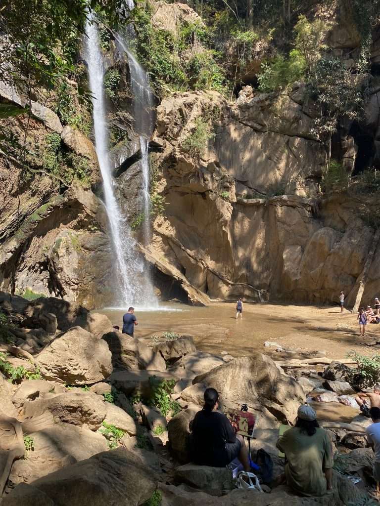 chiang mai hill tribe trek Mok Fa waterfall