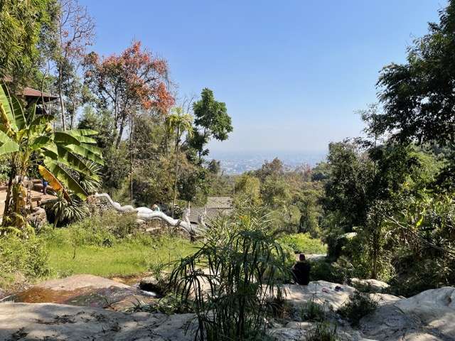 mid-way point of the monks trail to doi suthep, at the beautiful Wat Pha Lat