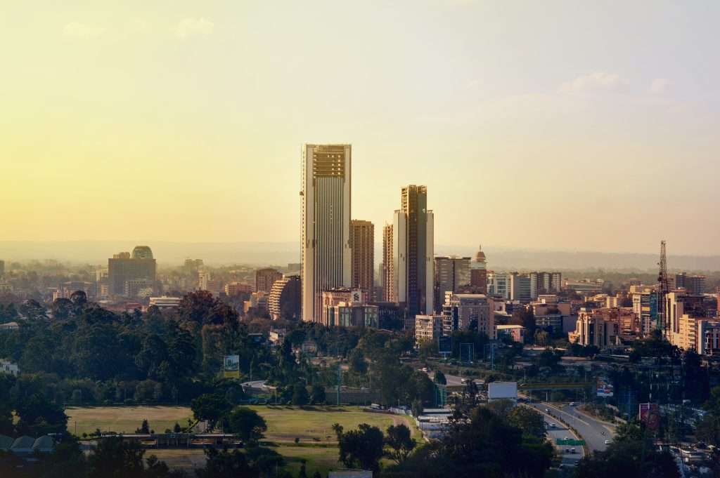 Nairobi at Sunset