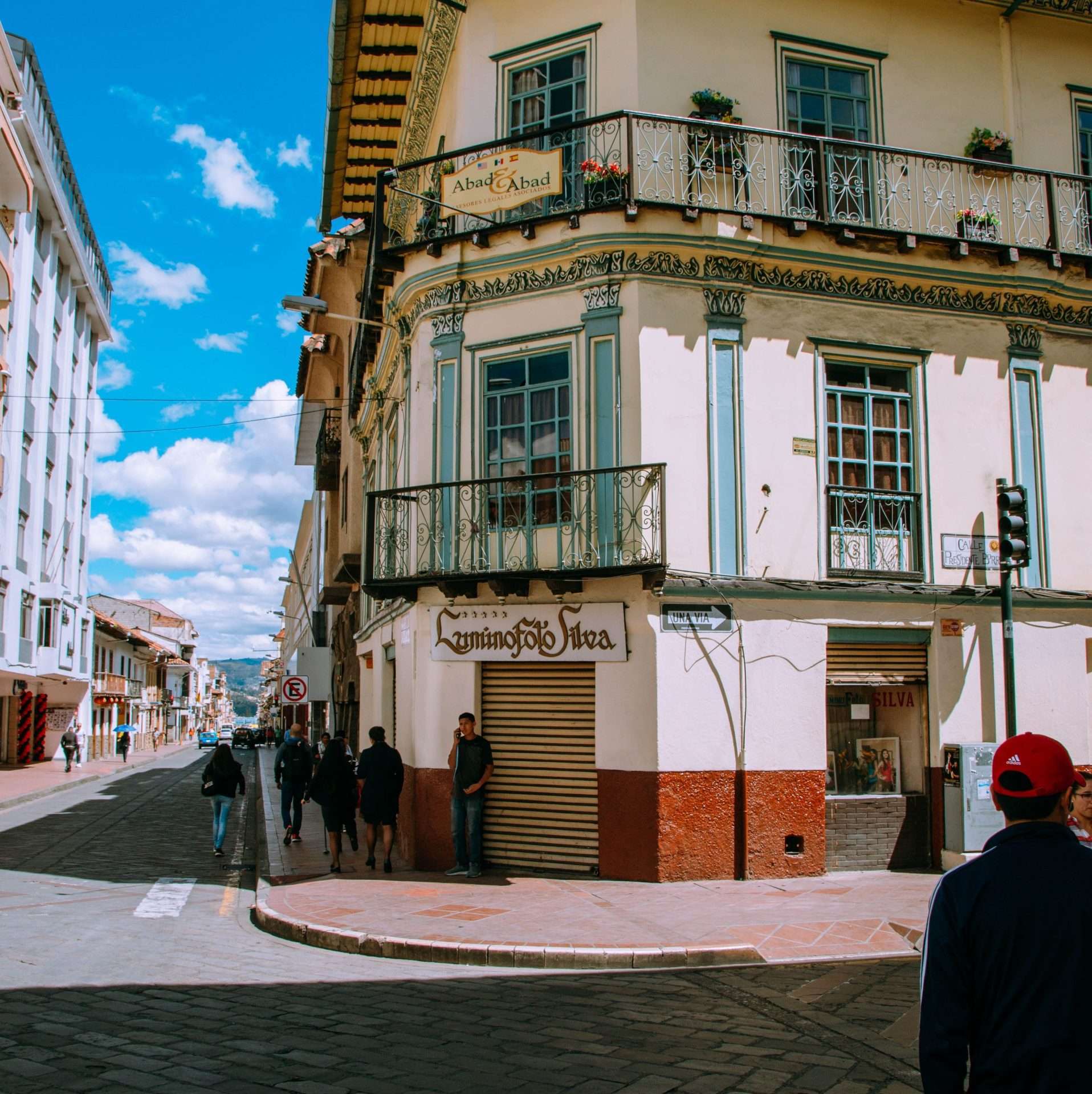 Building in Cuenca, Ecuador