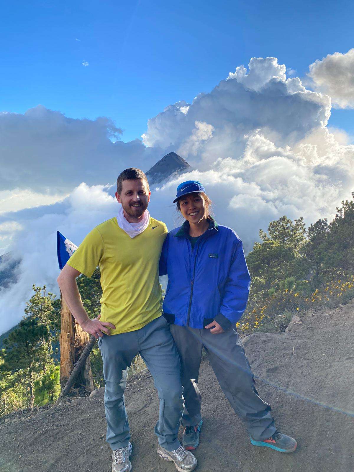 antigua guatemala digital nomad Acatenango Volcano Hike
