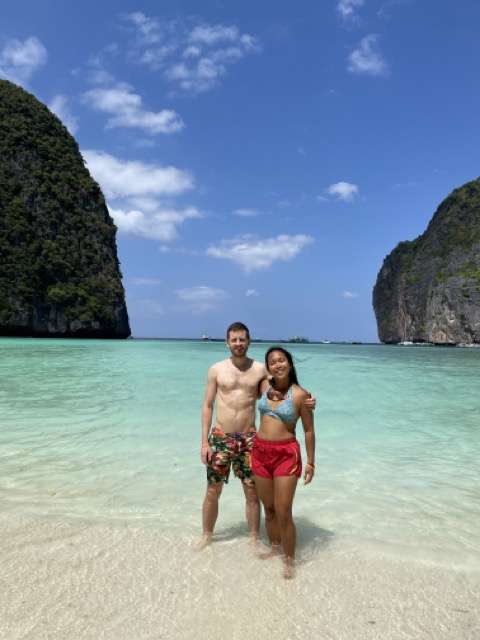 Maya Bay beach, the best beach in thailand