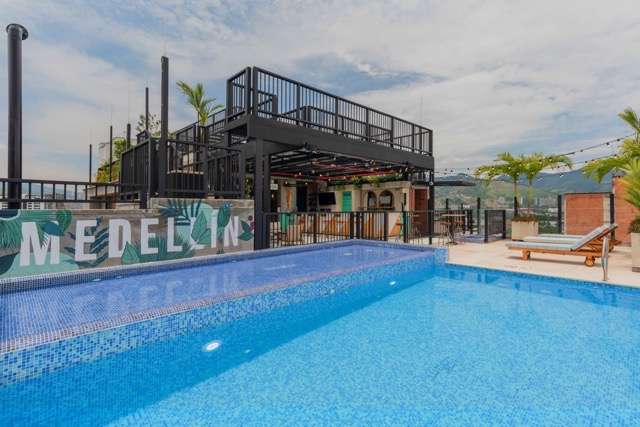 best hostels in medellin Best Rooftop Pool Hostel in Medellin - Masaya Medellin