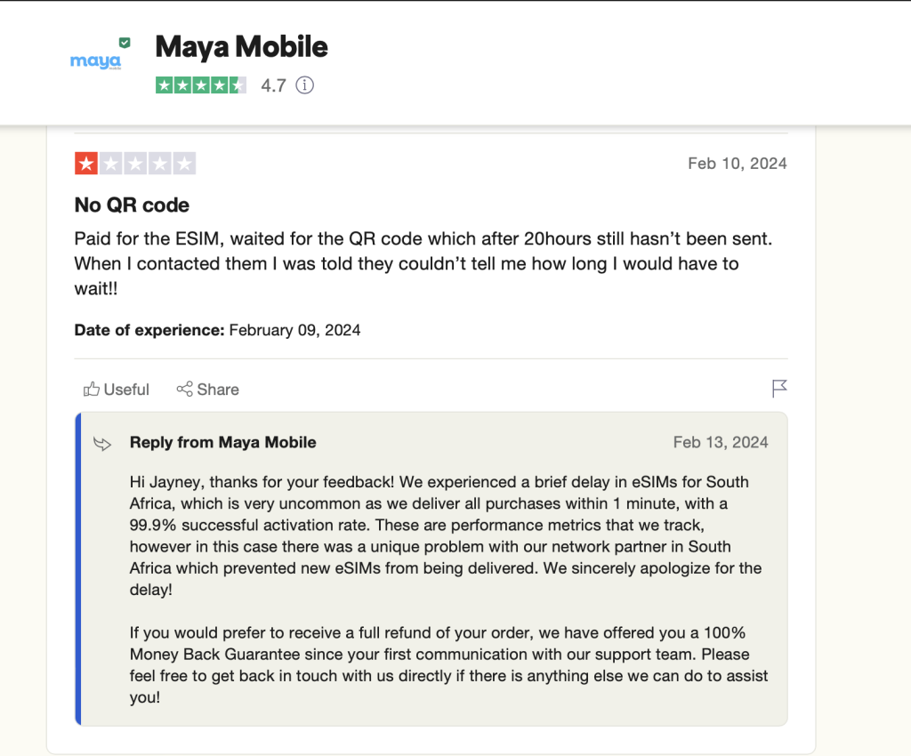 Maya Mobile eSIM - The Best All-Around eSIM -
